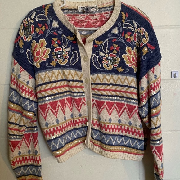 Vintage Granny Cardigan - Picture 2 of 4